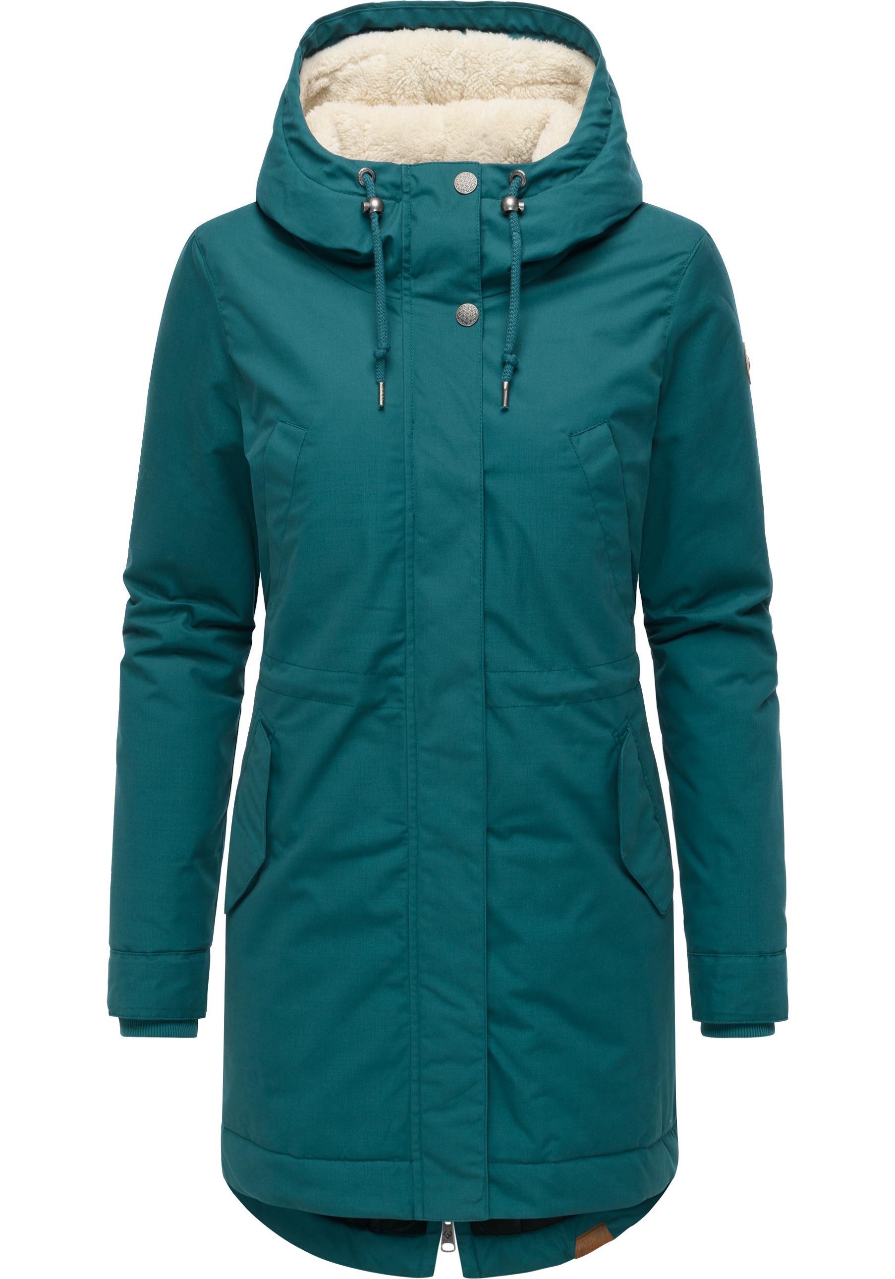 Ragwear Kurzmantel "Cannas YOUMODO" Kurzer Damen Mantel mit verstellbarer Kapuze von Ragwear