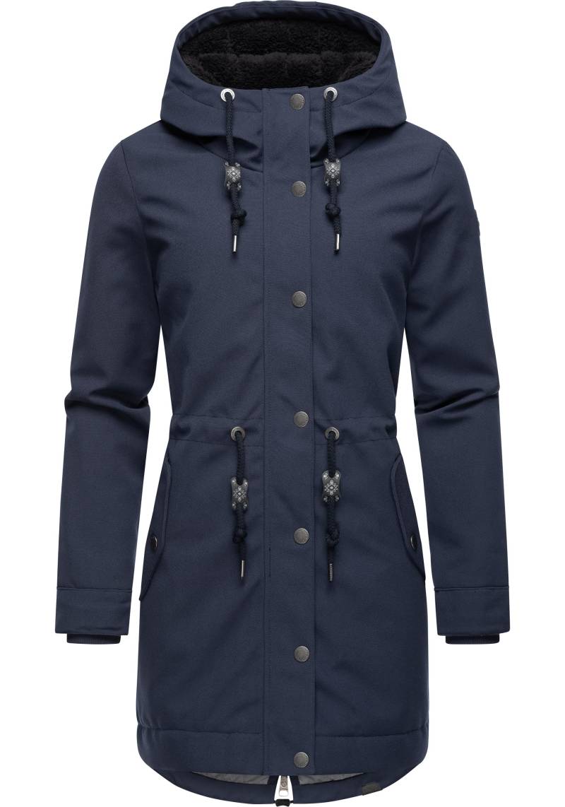 Ragwear Kurzmantel "Canny Canvas" Wasserdichter Damen Wintermantel mit Kapuze von Ragwear