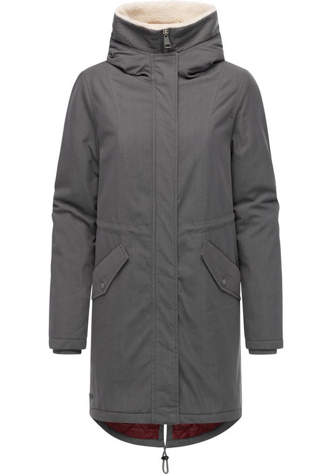 Ragwear Kurzmantel Coogle YOUMODO Kurzer Damen Wintermantel mit Rucksack-Trägern Ragwear Kurzmantel Coogle YOUMODO Kurzer Damen Wintermantel mit Rucksack-Trägern von Ragwear