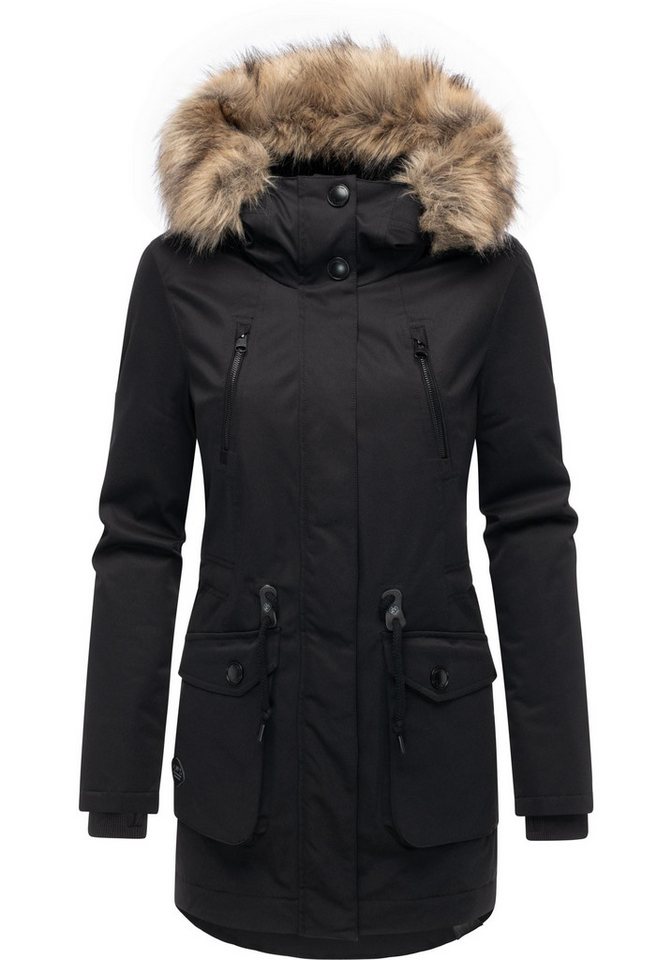 Ragwear Kurzmantel Ellsa B YOUMODO Warmer Damen Winterparka von Ragwear