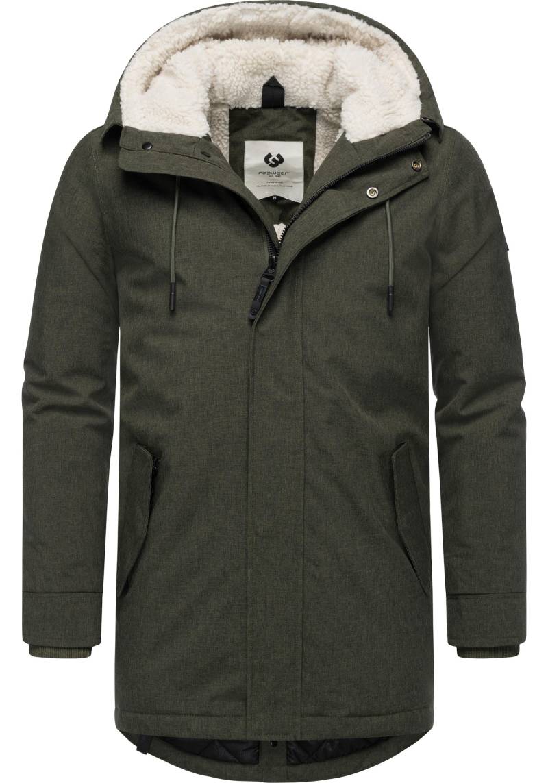 Ragwear Kurzmantel "Mr Smithem YOUMODO" wasserdichte lange Herren Winterjacke mit Kapuze von Ragwear