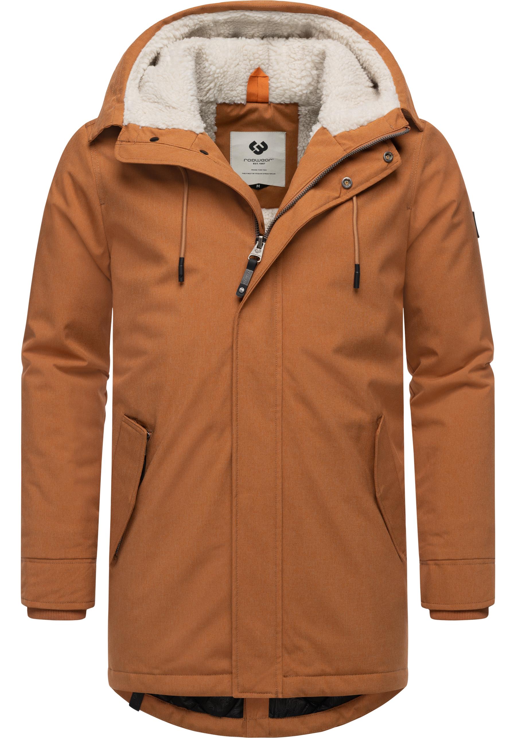 Ragwear Kurzmantel "Mr Smithem YOUMODO", wasserdichte lange Herren Winterjacke mit Kapuze von Ragwear