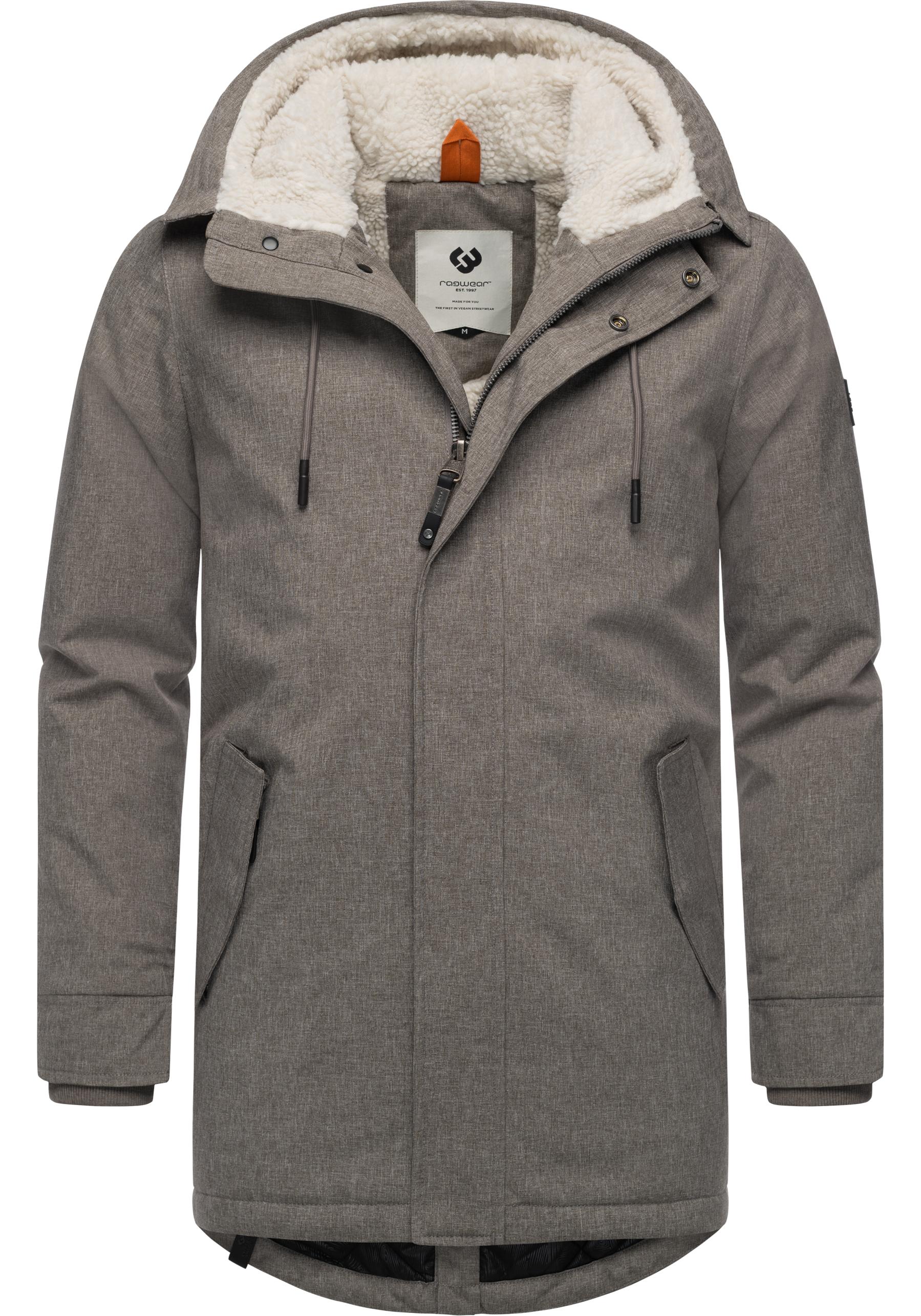 Ragwear Kurzmantel "Mr Smithem YOUMODO", wasserdichte lange Herren Winterjacke mit Kapuze von Ragwear