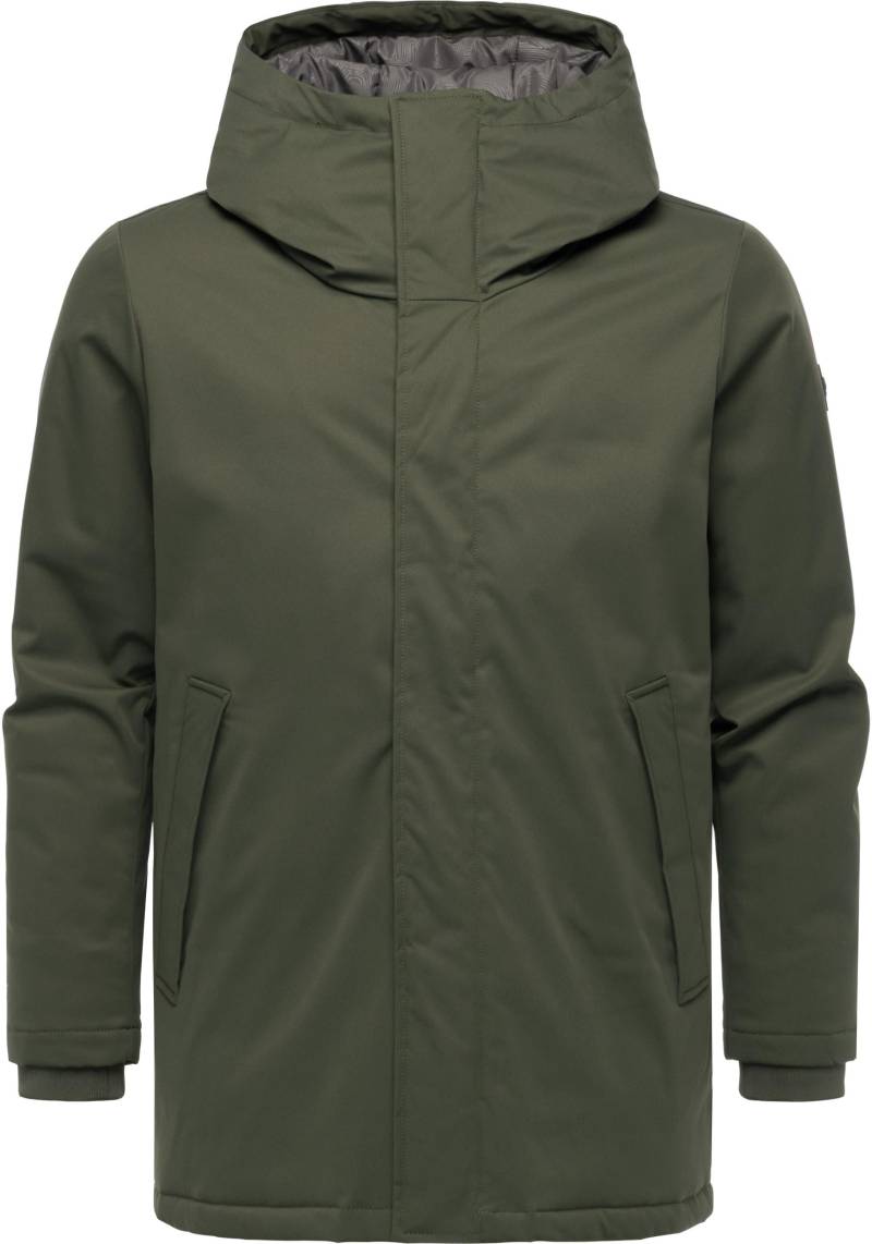 Ragwear Kurzmantel "Parcan Twill YOUMODO" wasserdichter Herren Winterparka von Ragwear