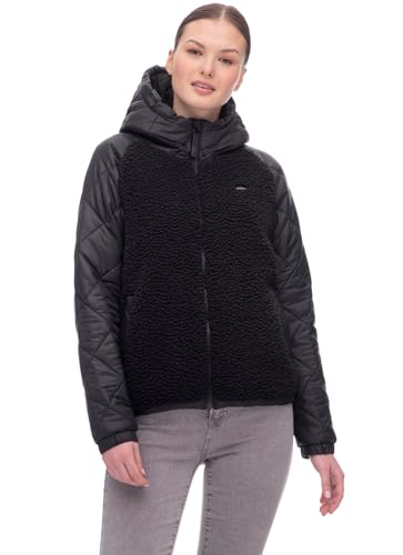 Ragwear LEELOO Jacke BLACK (DE/NL/SE/PL, Alphanumerisch, S, Regular, Regular, Schwarz) von Ragwear