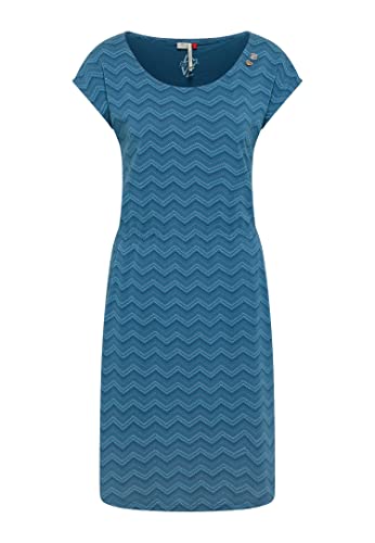 Ragwear LILITHE Chevron Damen Frauen Kurzarmkleid,Kleid,Freizeitkleid,Sommerkleid,Shirtkleid,Kurzarm,Gummizug,Blau,L Ragwear LILITHE Chevron Damen Frauen Kurzarmkleid,Kleid,Freizeitkleid,Sommerkleid,Shirtkleid,Kurzarm,Gummizug,Blau,L von Ragwear