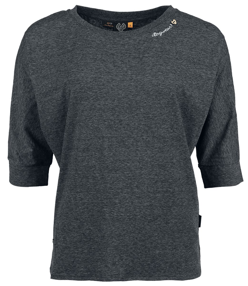 Ragwear Langarmshirt - Shimona Core - XS bis XL - für Damen - Größe L - grau von Ragwear