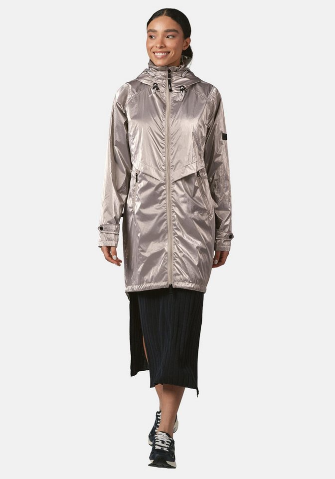 Ragwear Langmantel Frodik Shine oversized Damen Parka im Metallic-Look von Ragwear