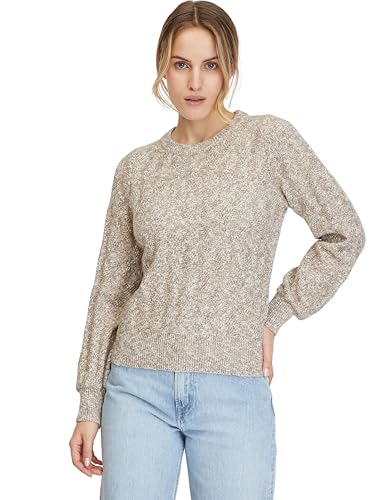Ragwear Lessy Strickpullover Damen Rundhals Pullover Pullunder (DE/NL/SE/PL, Alphanumerisch, M, Regular, Regular, Bone) von Ragwear