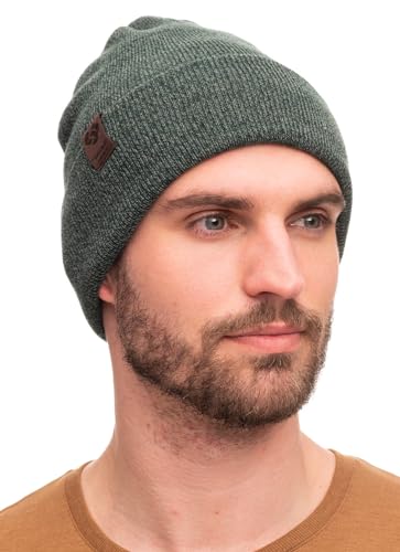 Ragwear M Foshy Remake Grün - Warme Mütze aus Recycling-Material, Größe One Size - Farbe Pine Green von Ragwear