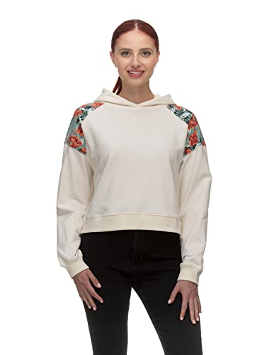 Ragwear MAGGYC Organic GOTS Damen Frauen Kapuzenpulli,Kapuzenpullover,Hoodie,Pullover mit Kapuze,Weiß,L von Ragwear