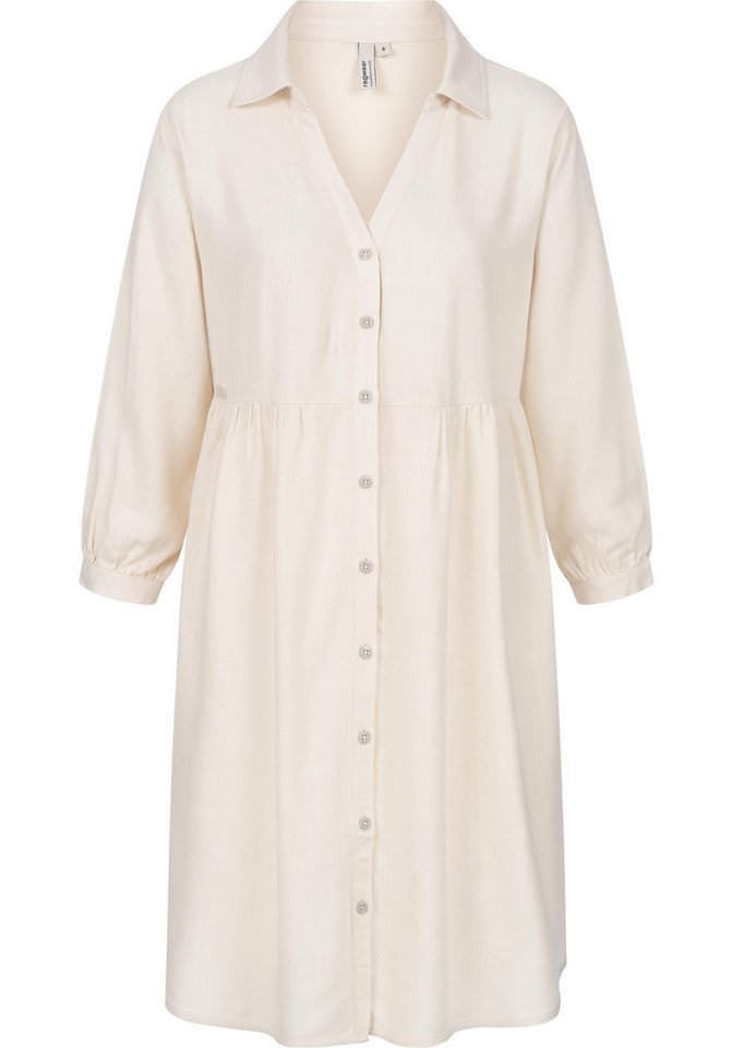 Ragwear Minikleid Almu Leichtes Langarmkleid mit Blumenmuster von Ragwear