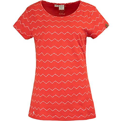 Ragwear Mint Zig Zag Top Damen (M, red) von Ragwear