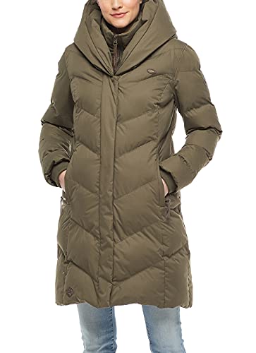 Ragwear Damen Wintermantel NATALKA Oliv S von Ragwear
