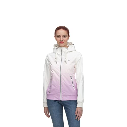 Ragwear NUGGIE GRADE Damen Frauen Übergangsjacke,Jacke mit Kapuze,Sommerjacke,leichte Jacke,Violett,L von Ragwear