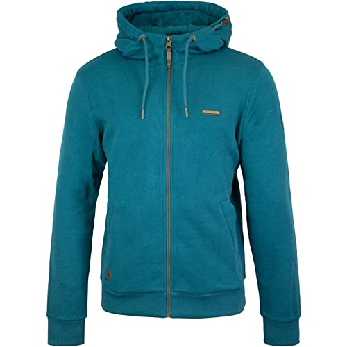 Ragwear Nate Zip Hoody Herren (M, Dark Green) von Ragwear