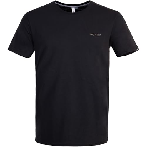 Ragwear Nedie T-Shirt Herren (DE/NL/SE/PL, Alphanumerisch, XL, Regular, Regular, Black) von Ragwear