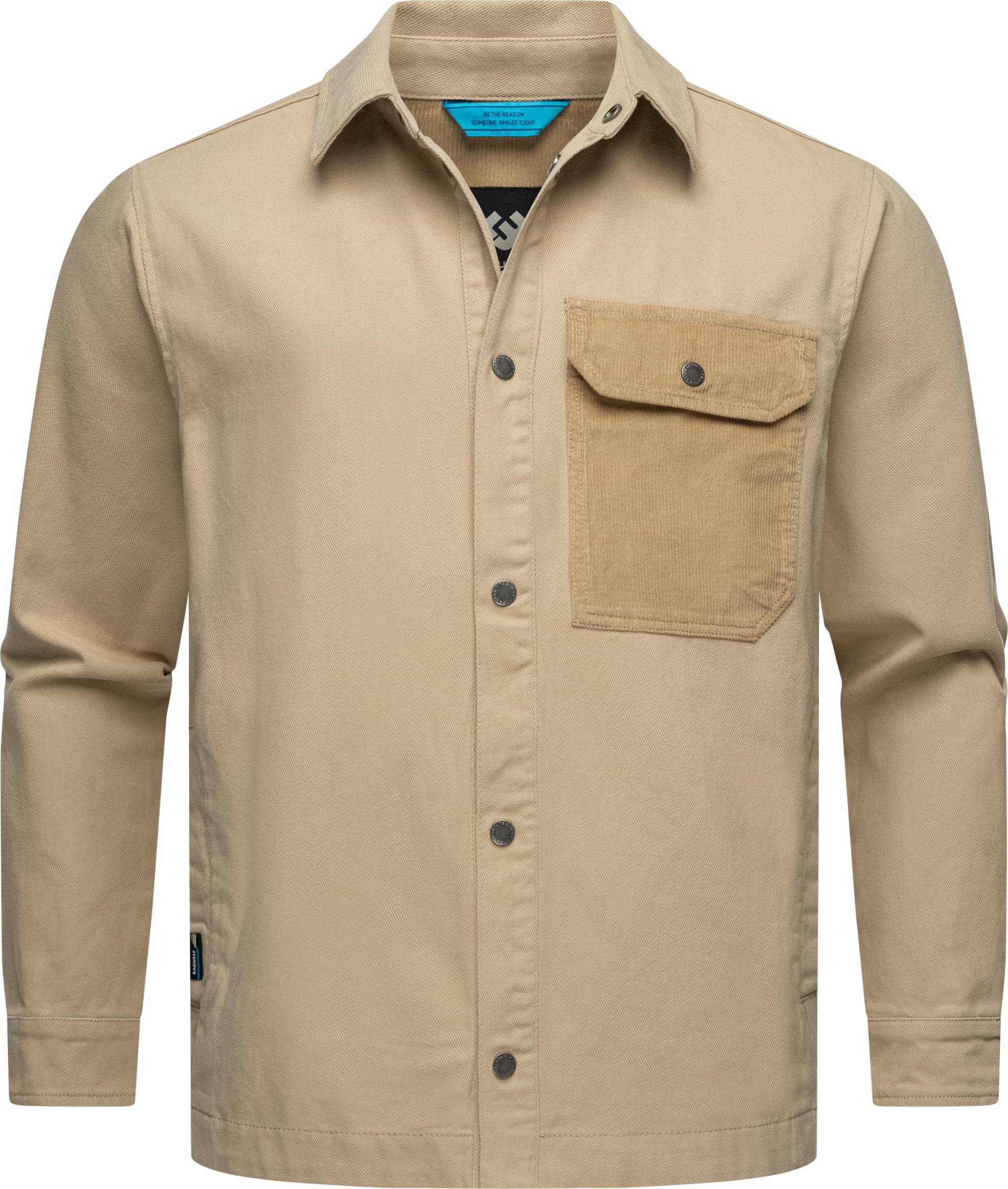 Ragwear Outdoorhemd "Garwend", Stylisches Herren Holzfällerhemd mit Brusttasche von Ragwear