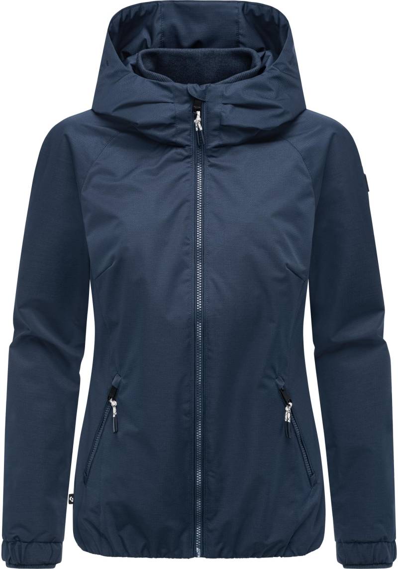 Ragwear Outdoorjacke "Dizzie Tech" mit Kapuze Wasserdichte Damen Übergangsjacke mit großer Kapuze von Ragwear