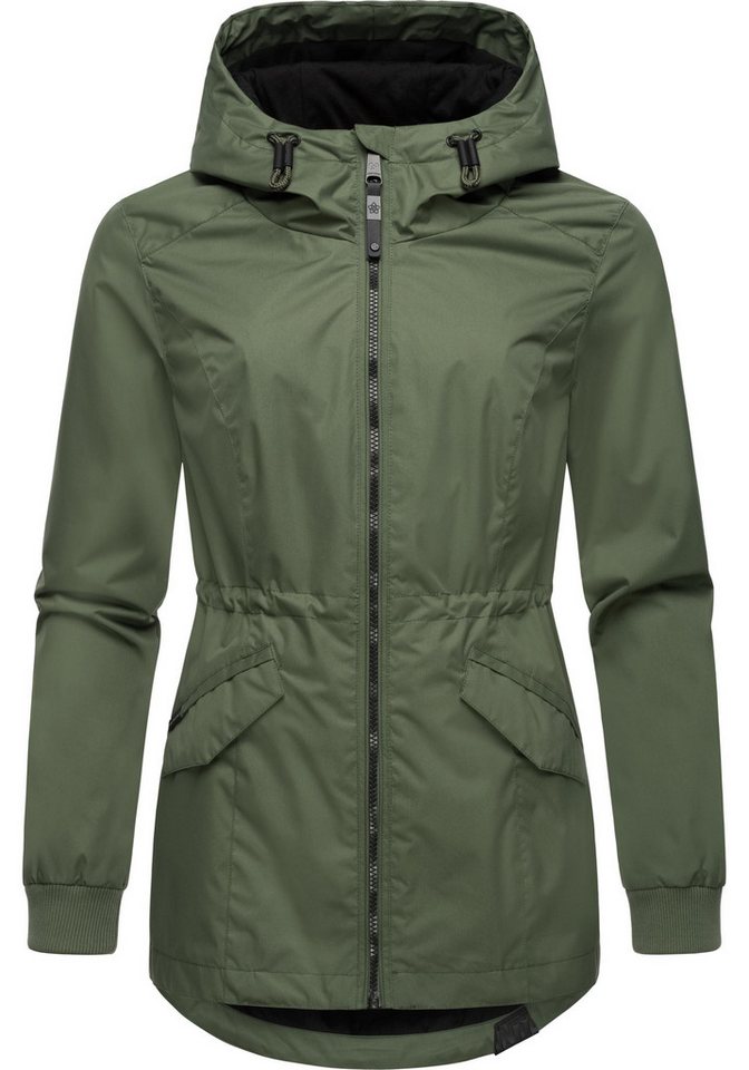 Ragwear Outdoorjacke Dowey A Wasser- und winddichte Damen Jacke mit Taillenzugband Ragwear Outdoorjacke Dowey A Wasser- und winddichte Damen Jacke mit Taillenzugband von Ragwear