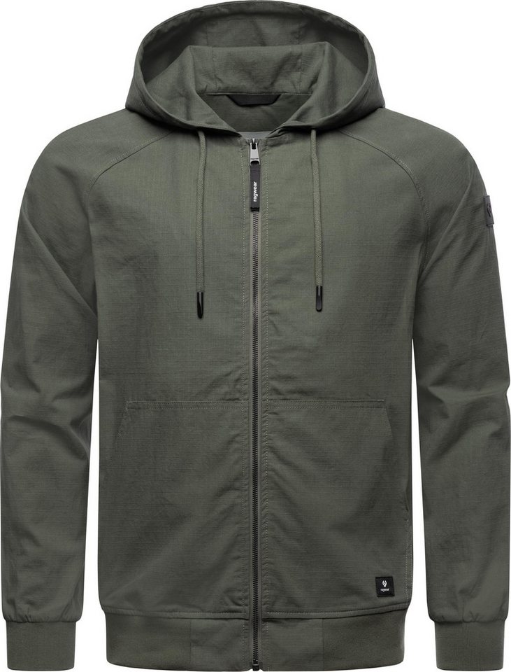 Ragwear Outdoorjacke Garoo Stylische Herren Übergangsjacke aus Ripstop-Material von Ragwear