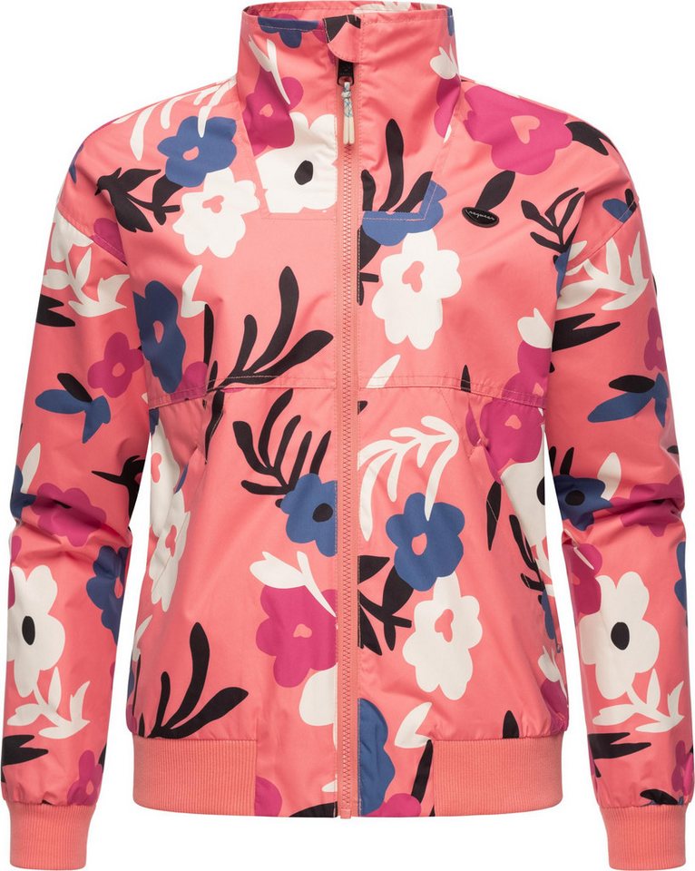 Ragwear Outdoorjacke Goona Print Oversize Übergangsjacke mit modischem Allover-Print von Ragwear