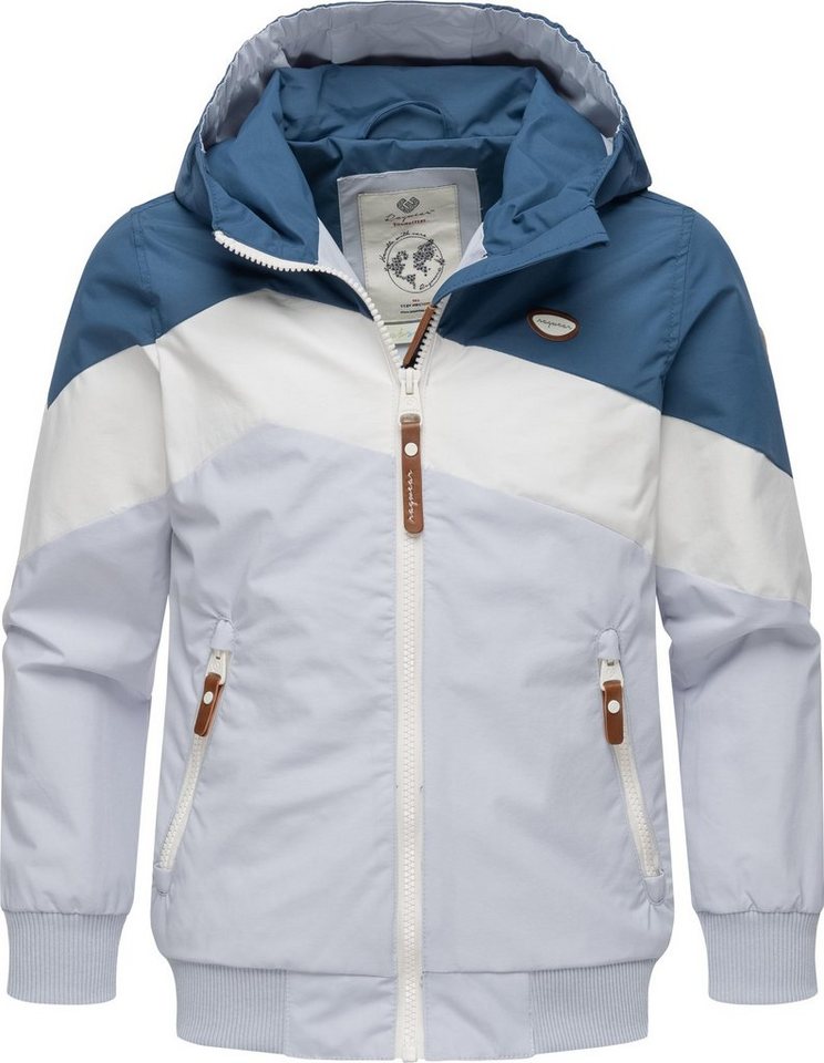 Ragwear Outdoorjacke Kristla Block Dreifarbige Mädchen Übergangsjacke von Ragwear