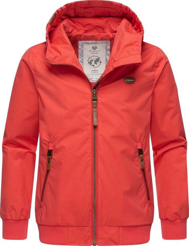 Ragwear Outdoorjacke Kristla II Stylische, einfarbige Mädchen Übergangsjacke von Ragwear