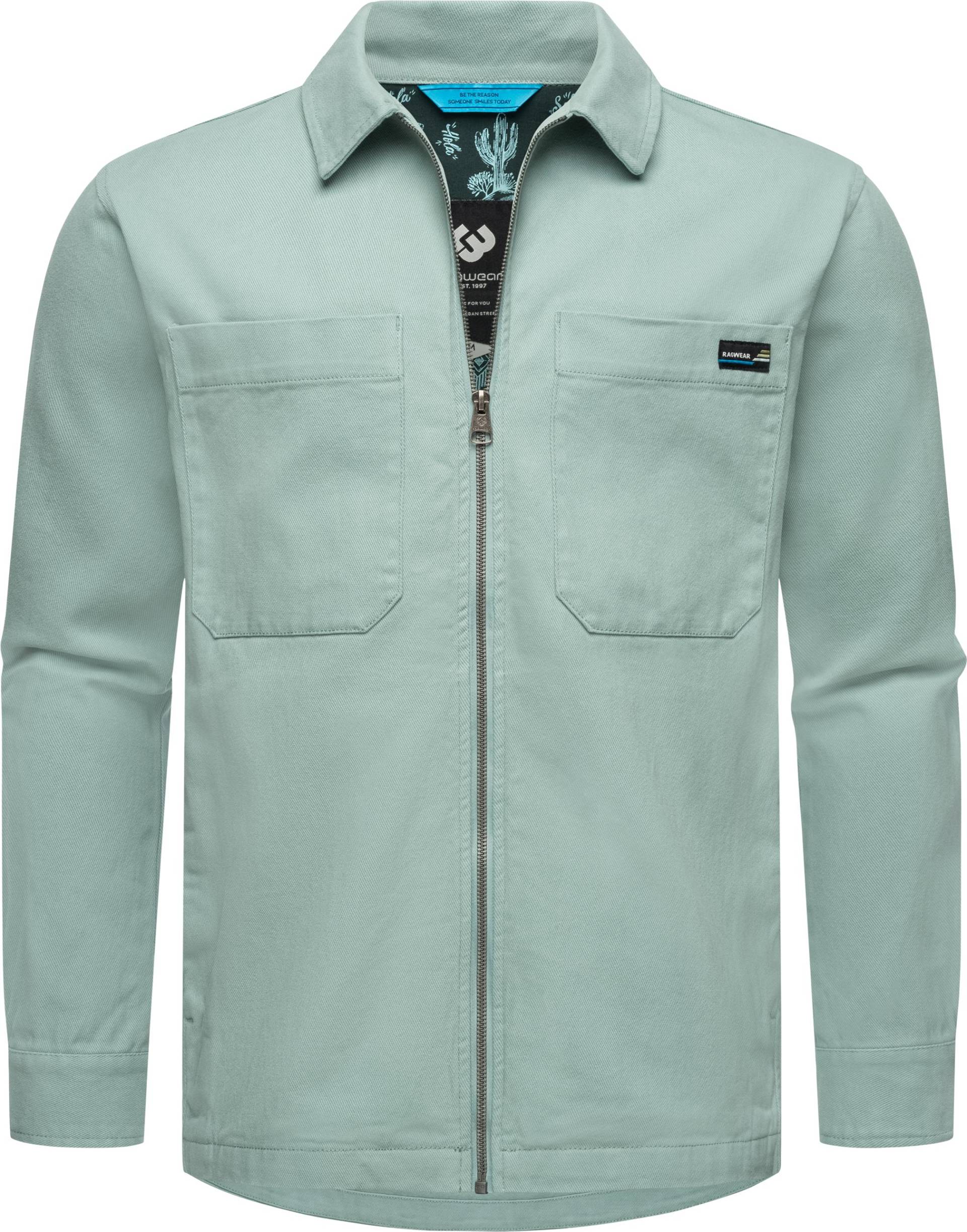 Ragwear Outdoorjacke "Liwty", ohne Kapuze, stylische Herren Hemdjacke mit Brusttasche von Ragwear