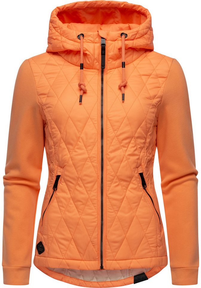 Ragwear Outdoorjacke Lucinda Steppjacke aus modernem Materialmix mit Kapuze von Ragwear