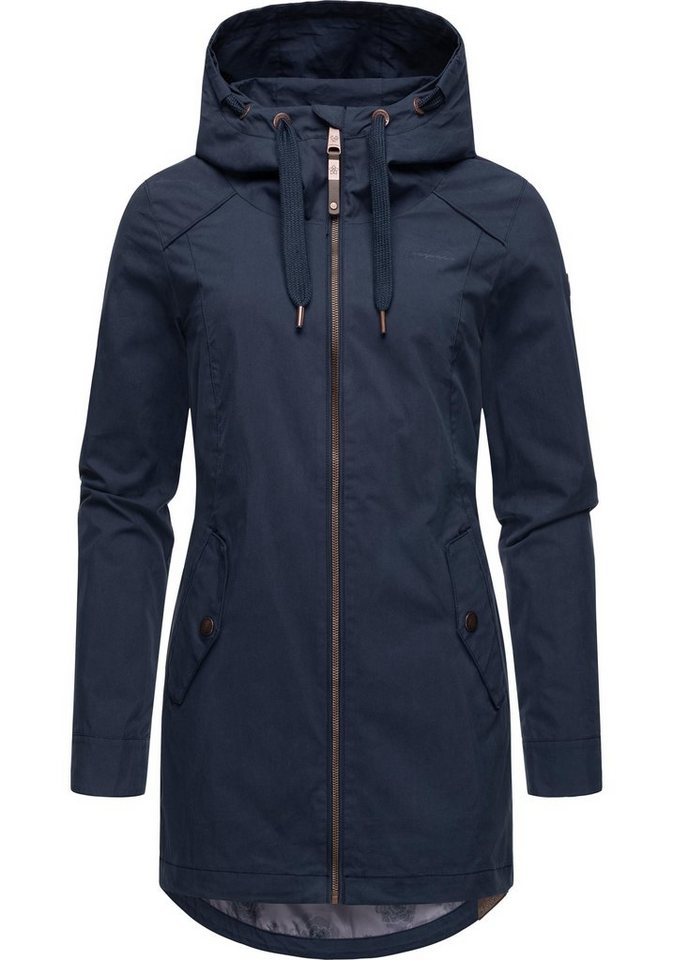 Ragwear Outdoorjacke Mondda schicker Damen Übergangsparka mit tollen Details von Ragwear