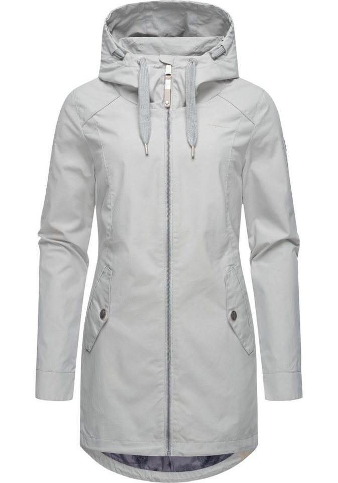 Ragwear Outdoorjacke Mondda schicker Damen Übergangsparka mit tollen Details von Ragwear