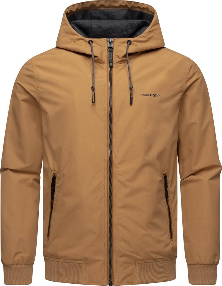 Ragwear Outdoorjacke Perci Stylische Herren Übergangsjacke mit großer Kapuze von Ragwear