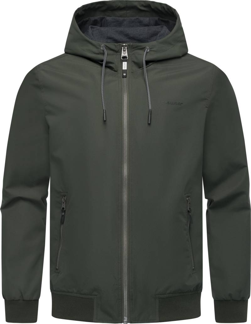 Ragwear Outdoorjacke "Perci" mit Kapuze Stylische Herren Übergangsjacke mit großer Kapuze von Ragwear