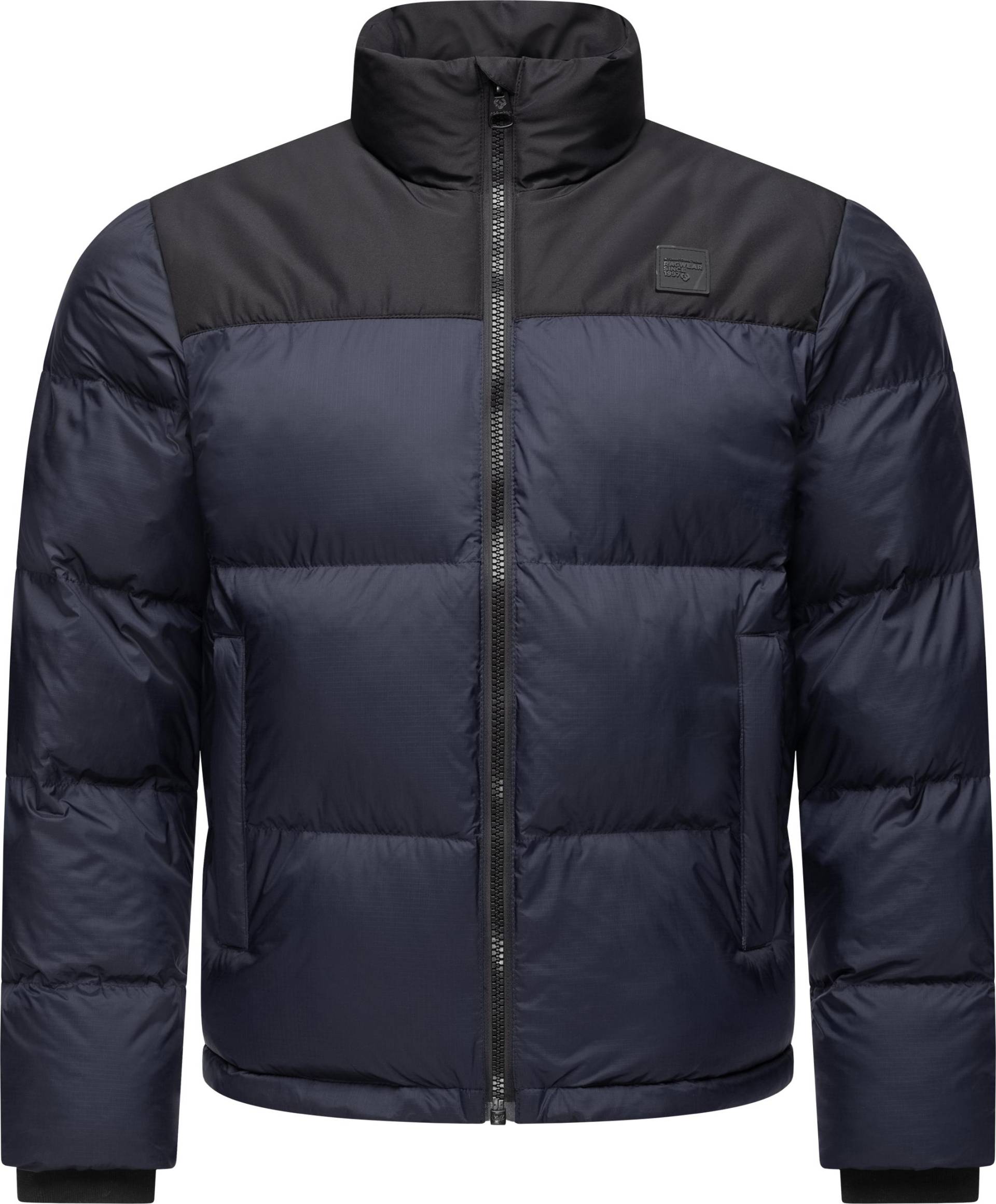 Ragwear Outdoorjacke "Stafen" ohne Kapuze Wasserdichte Herren Winterjacke im Retro-Look von Ragwear
