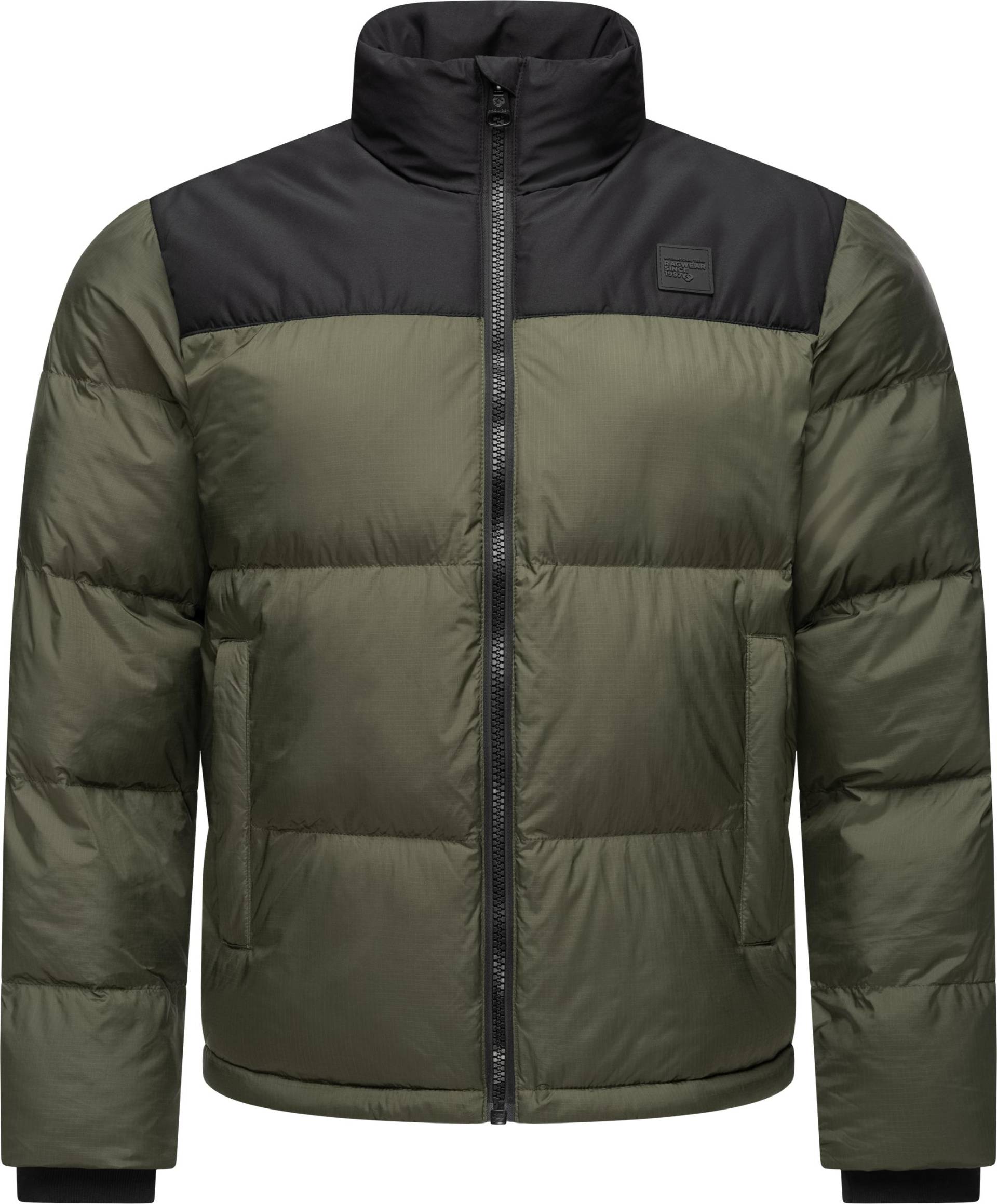 Ragwear Outdoorjacke "Stafen" ohne Kapuze Wasserdichte Herren Winterjacke im Retro-Look von Ragwear