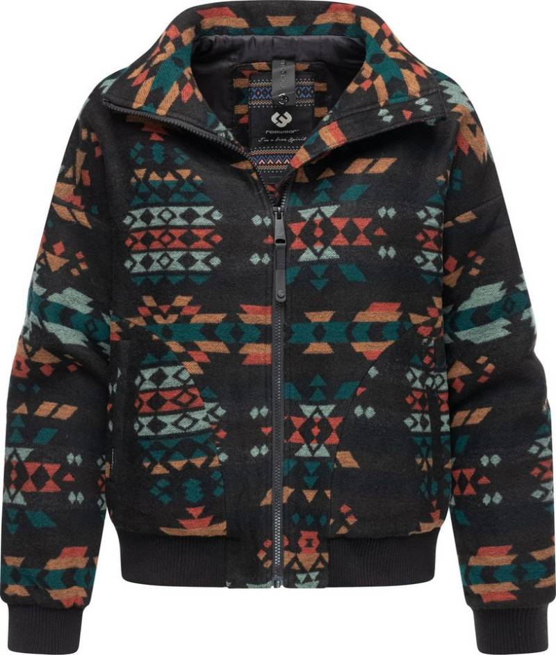 Ragwear Outdoorjacke Toscia Ikat Damen Übergangsjacke in Wolloptik mit angesagtem Inka-Muster Ragwear Outdoorjacke Toscia Ikat Damen Übergangsjacke in Wolloptik mit angesagtem Inka-Muster von Ragwear