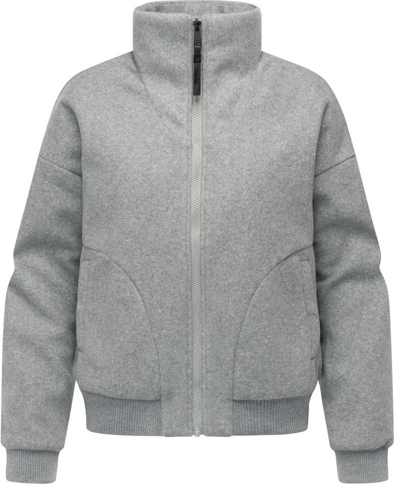 Ragwear Outdoorjacke Toscia angesagte oversized Übergangsjacke in Woll-Optik von Ragwear