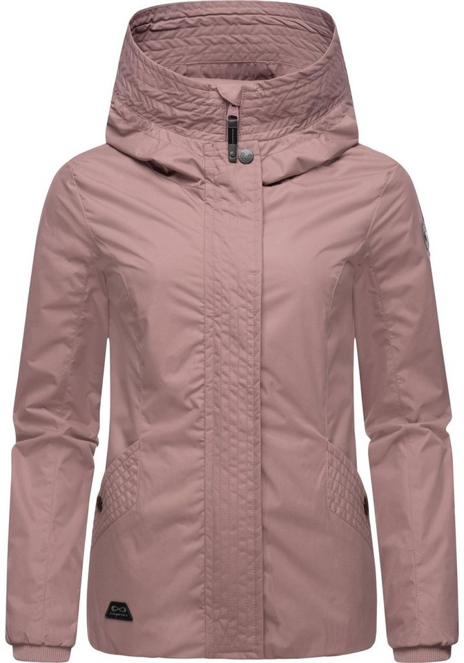 Ragwear Outdoorjacke Vannesa Modische Damen Übergangsjacke mit Kapuze von Ragwear