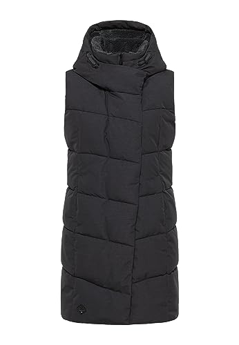 Ragwear PAVLA VEST Damen Frauen Weste,Stepp-Weste lang, Weste lang,ärmellos,Kapuze,Grau,L Ragwear PAVLA VEST Damen Frauen Weste,Stepp-Weste lang, Weste lang,ärmellos,Kapuze,Grau,L von Ragwear