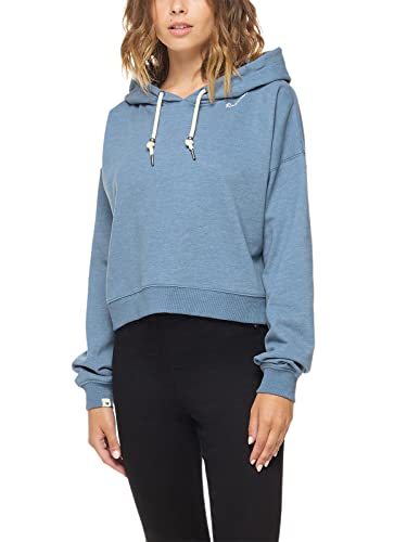 Ragwear PAXI Organic Damen Frauen Kapuzenpulli,Kapuzenpullover,Hoodie,Pullover mit Kapuze,Regular Fit,Blue (2040),S von Ragwear