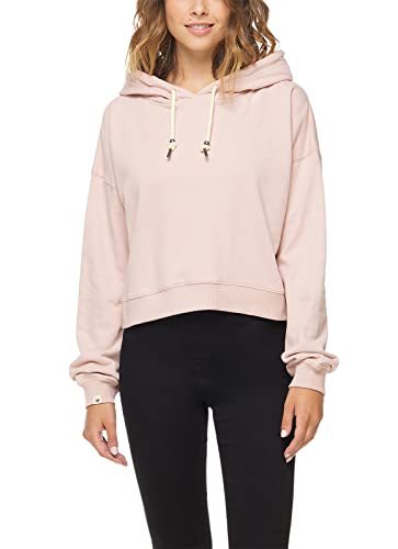 Ragwear PAXI Organic Damen Frauen Kapuzenpulli,Kapuzenpullover,Hoodie,Pullover mit Kapuze,Regular Fit,Old Pink (4053),L von Ragwear