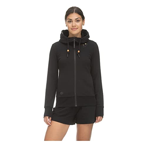 Ragwear Damen Sweatjacke Paya black XS von Ragwear