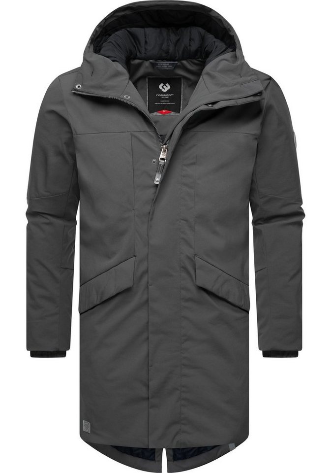 Ragwear Parka Zalle Wasserdichte Herren Übergangsjacke mit Kapuze von Ragwear