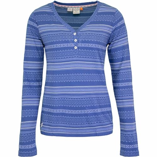 Ragwear Pinkki Tribe Longsleeve Damen (Indigo Blue, S) von Ragwear