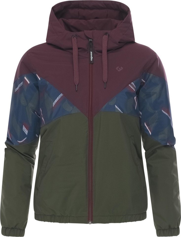 Ragwear Regenjacke Rochele Warm YOUMODO wasserdichte Damen Funktionsjacke mit Kapuze von Ragwear
