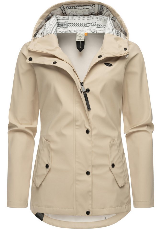 Ragwear Regenjacke YM-Marge stylische Übergangsjacke mit großer Kapuze Ragwear Regenjacke YM-Marge stylische Übergangsjacke mit großer Kapuze von Ragwear