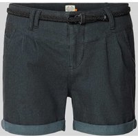 Ragwear Regular Fit Jeansshorts mit Gürtel Modell 'Heeven' in Black, Größe 25 von Ragwear