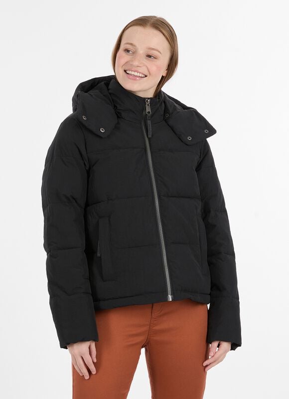 Ragwear Roobie Crepe Winterjacke schwarz in S von Ragwear