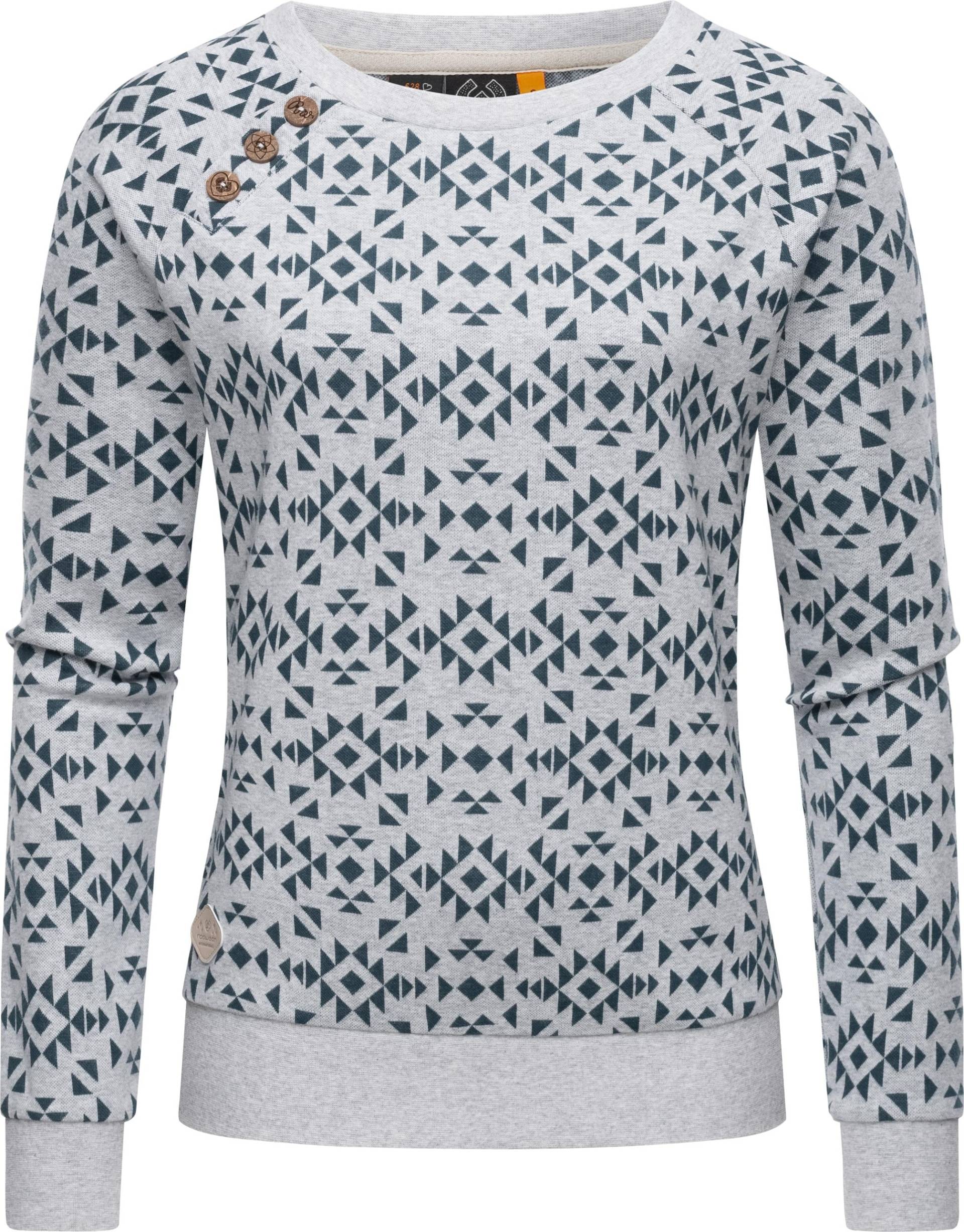 Ragwear Rundhalspullover "Darria Aztec" Leichter Damen Pullover mit coolem Print-Muster von Ragwear